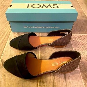 Tom’s Jutti D’Orsay flats, size 8.5